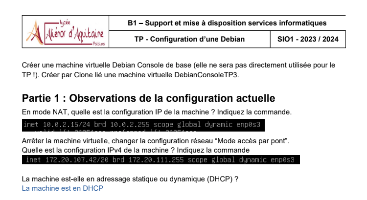 Config Debian